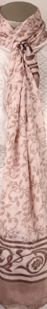 Printed  scarf pink Style:SC/4207/PNK image 0